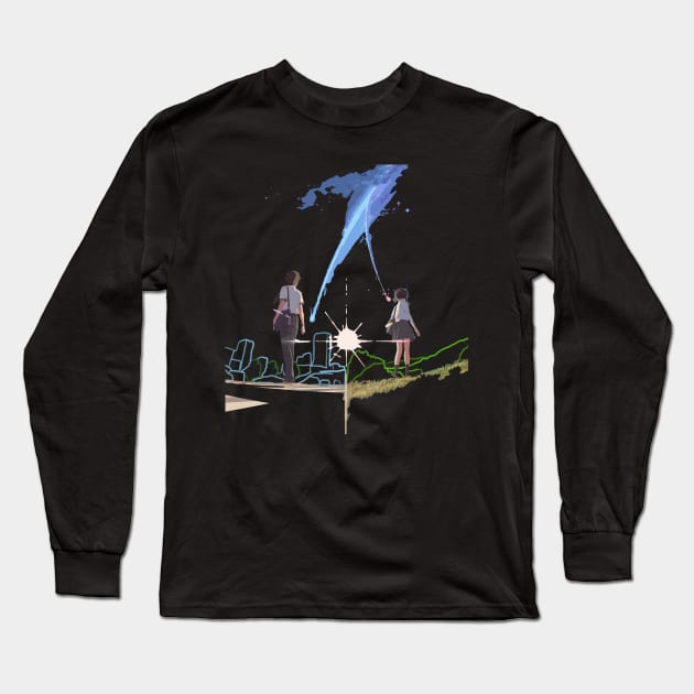 kimi no na wa 　[君の名は。] Long Sleeve T-Shirt by One4an